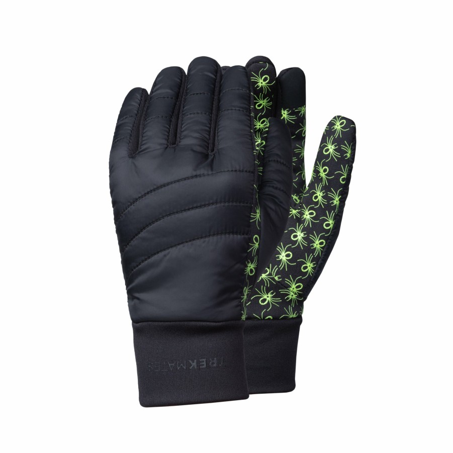 Head, Hands & Feet Trekmates Thermal | Stretch Grip Hybrid Glove - Jnr Tm-01000 Black