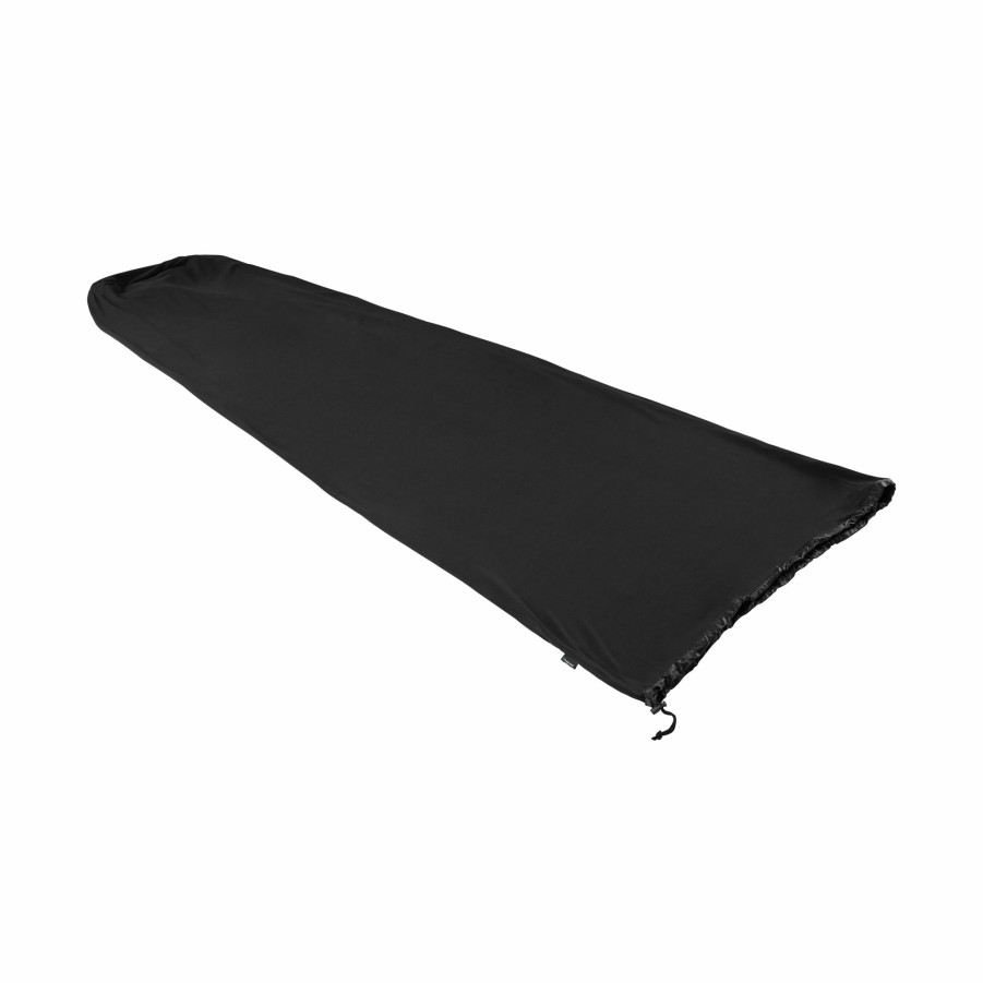 Equipment Trekmates Sleeping Bag Liners | Microfleece Sleeping Bag Liner Tm-01000 Black