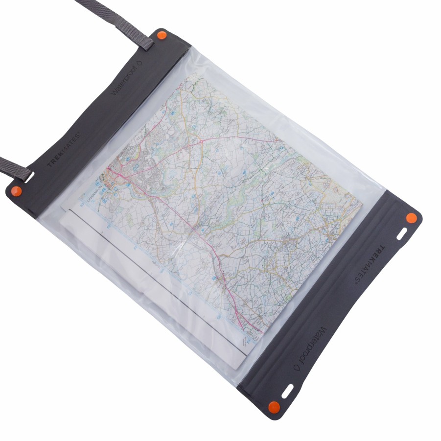 Accessories Trekmates Map Cases | Twin Seal Map Case Tm-01046 Clear