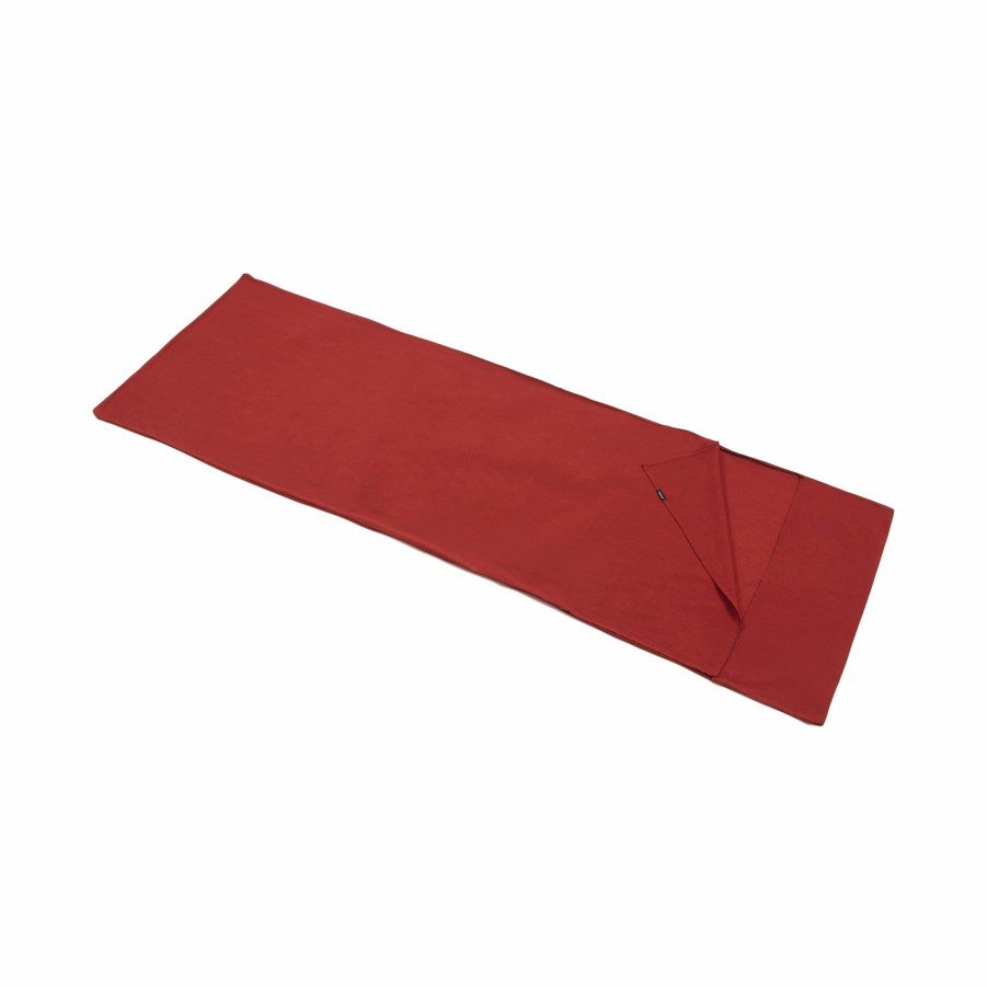 Equipment Trekmates Sleeping Bag Liners | Cotton Sleeping Bag Liner - Hotelier Tm-01026 Deep Red