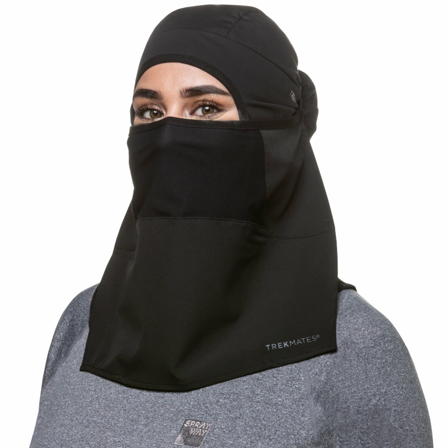 Head, Hands & Feet Trekmates Amira Collection | Amira Niqab Tm-01000 Black